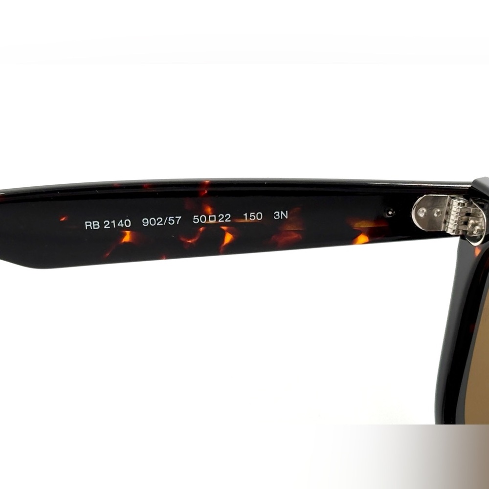 Ray-Ban Wayfarer Sunglasses RB2140 50mm Tortoise W|Brown Lens 50-22-150 902/57 - Picture 10 of 14
